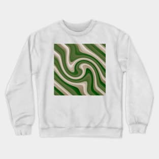 Green Waves Crewneck Sweatshirt